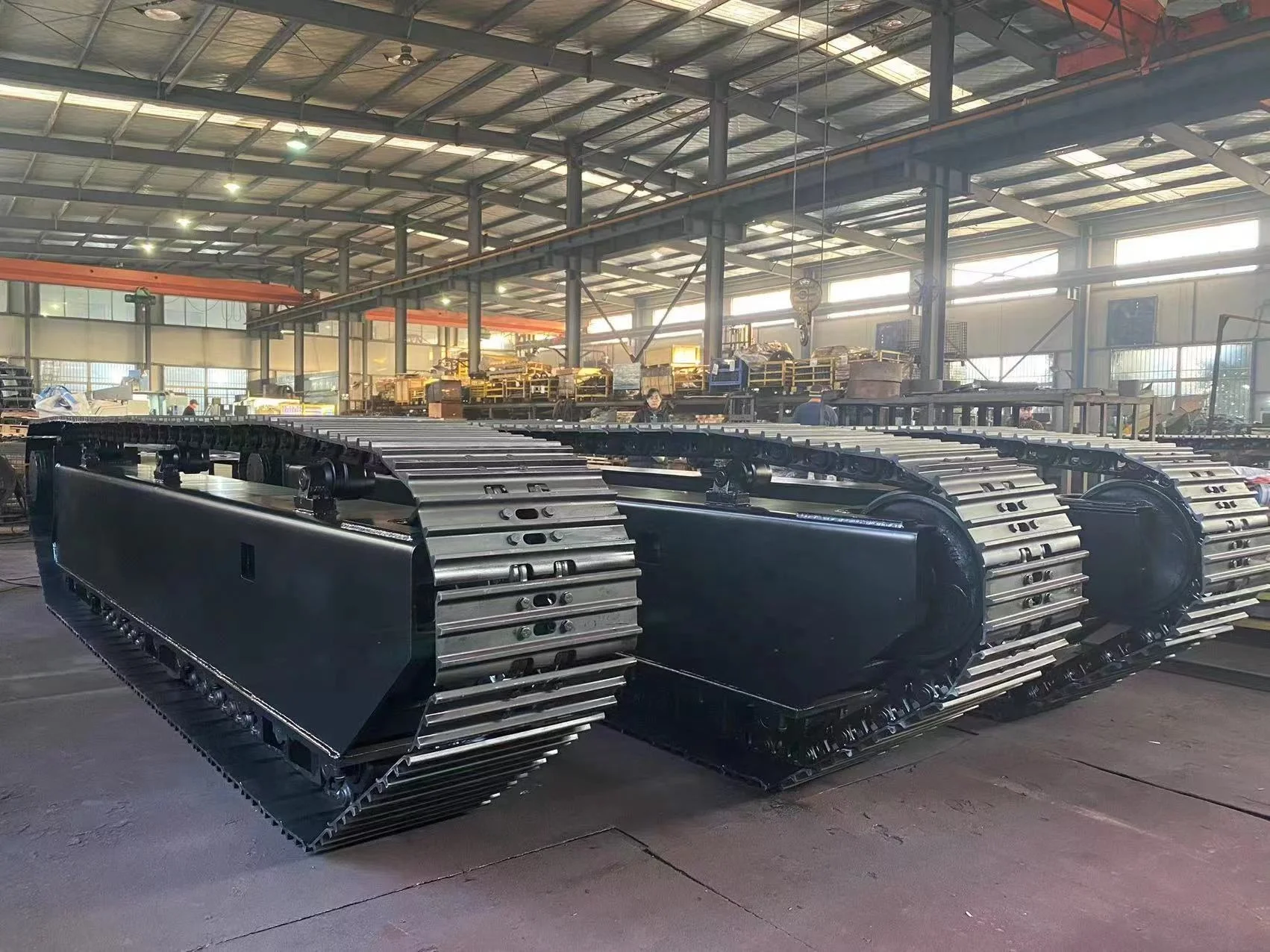Mining Machine Parts Crawler Steel Track Undercarriage for 90mm Forging Drilling Rig