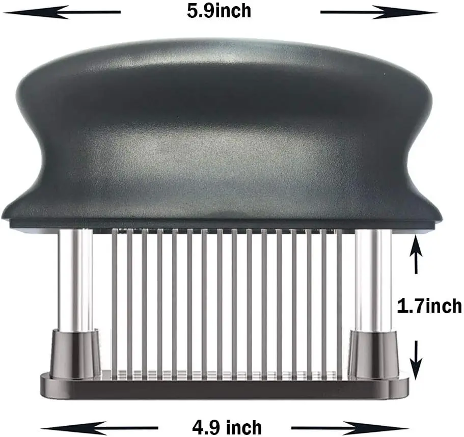 Meat Tenderizer with 48 Stainless Steel Ultra Sharp Needle Blades Heavy Duty Cooking machine