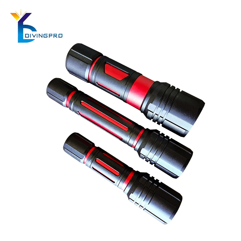 130lm dimmable flashlight security tactical camping emergency waterproof LED flashlight