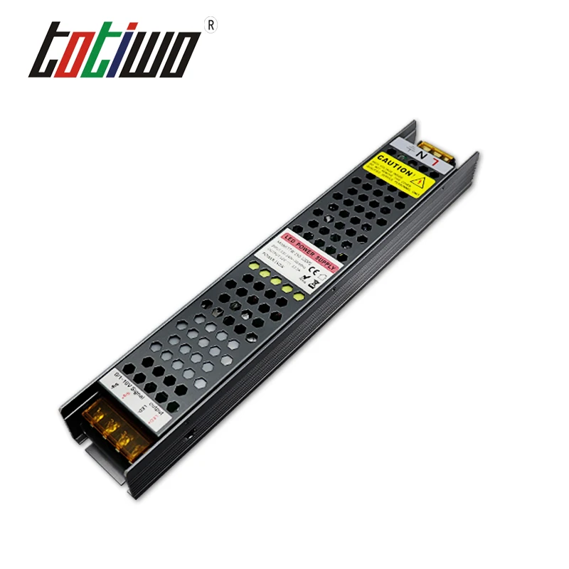 AC DC 12V 24V Switch Mode LED Driver 0-10V TRIAC DALI Dimmable Power Supply 150W TRIAC Dimmable