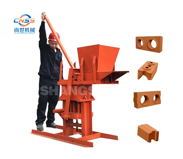 2023 new cheap hollow red clay interlocking brick making machinery for sale