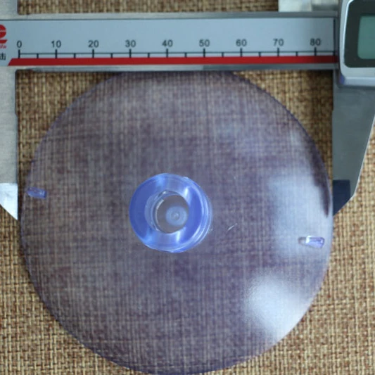 Clear double-sided suction cup transparent suction cup with screw or hook are Ok compression molding