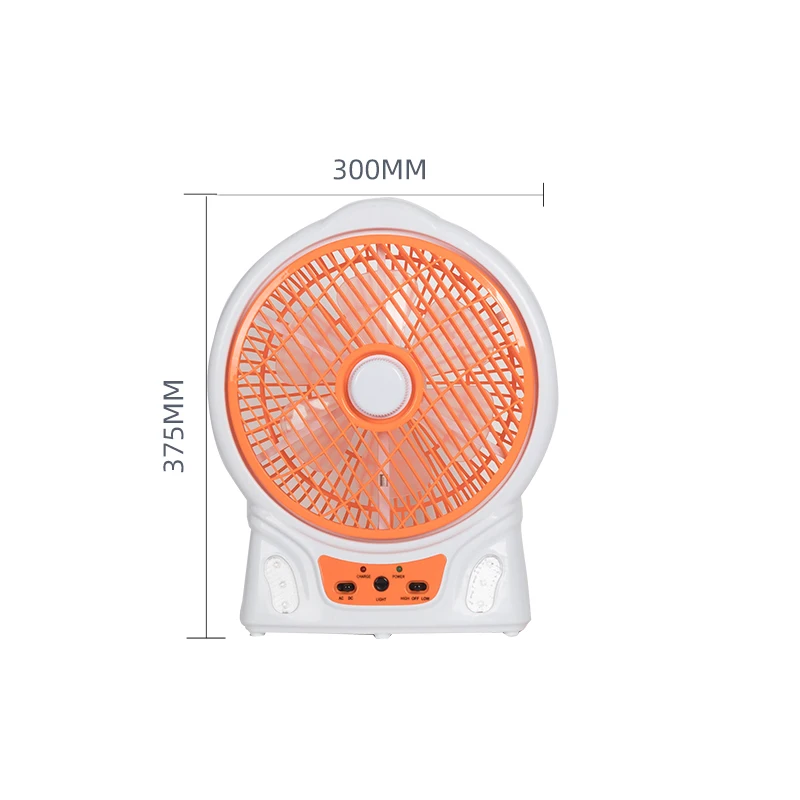 CHANGRONG Portable Fans Mini Usb Rechargeable handheld Portable 6-inch solar battery electric table box fan For Outdoor