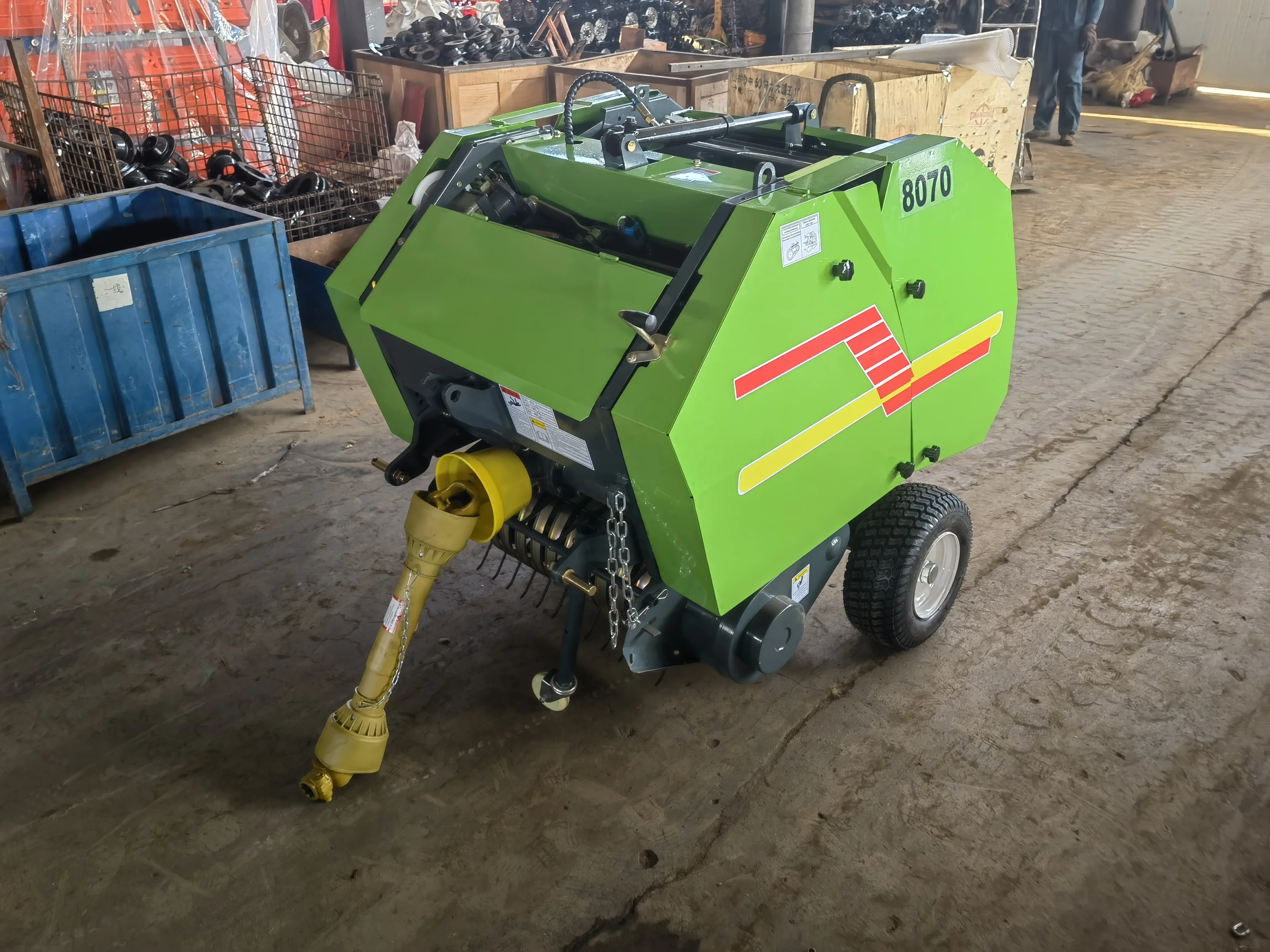 Высокое качество мини круглый пресс для сена сосновый соломенный