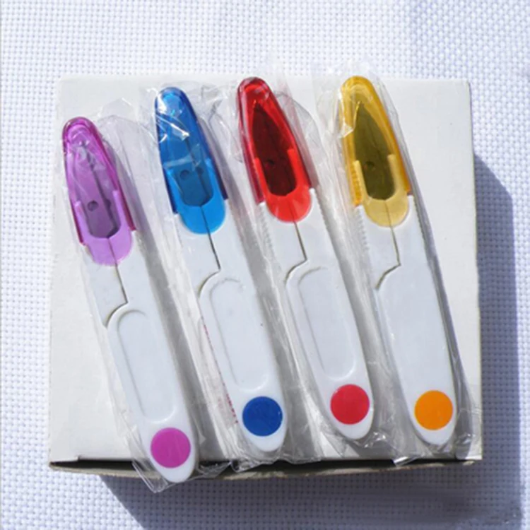 Mini Handheld Craft Sewing Thread Snips/ Cutting Yarn Scissors /U Thread Stainless Steel Craft Scissors