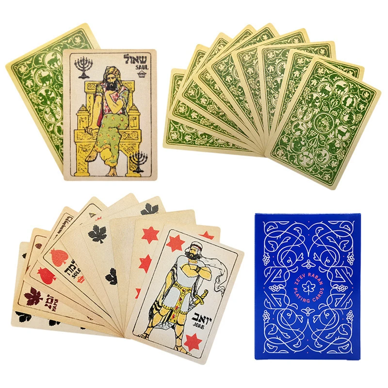 Custom Logo 300gsm Paper Poker Card Printed Advertising Souvenir Playing Cards with Glossy Plastic Surface for Games