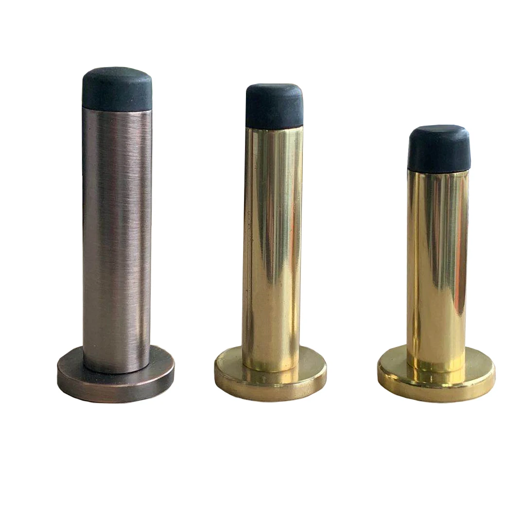 Wholesale alu wall mounted Door stopper, white rubber doorstops, decorative door stop