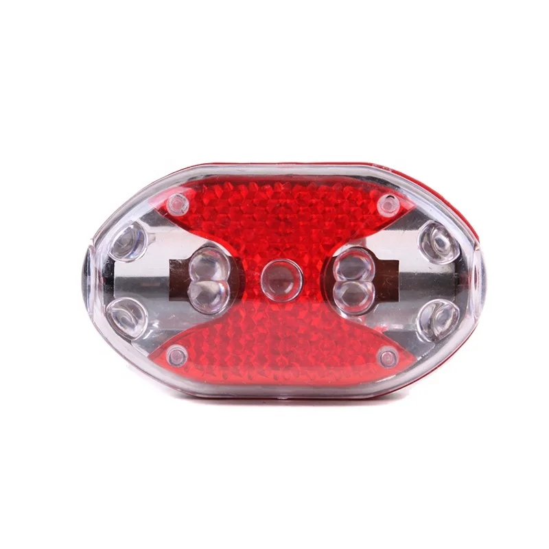 Outdoor Waterproof Anti Fog 9 LED Color Ring Flashing Cycling Bike Warning Rear Tail Light