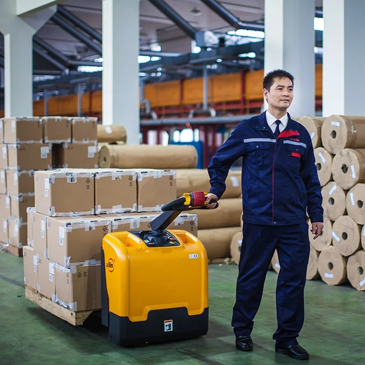 Xilin 1500kg 1.5ton 3300lbs capacity electric walkie pallet truck