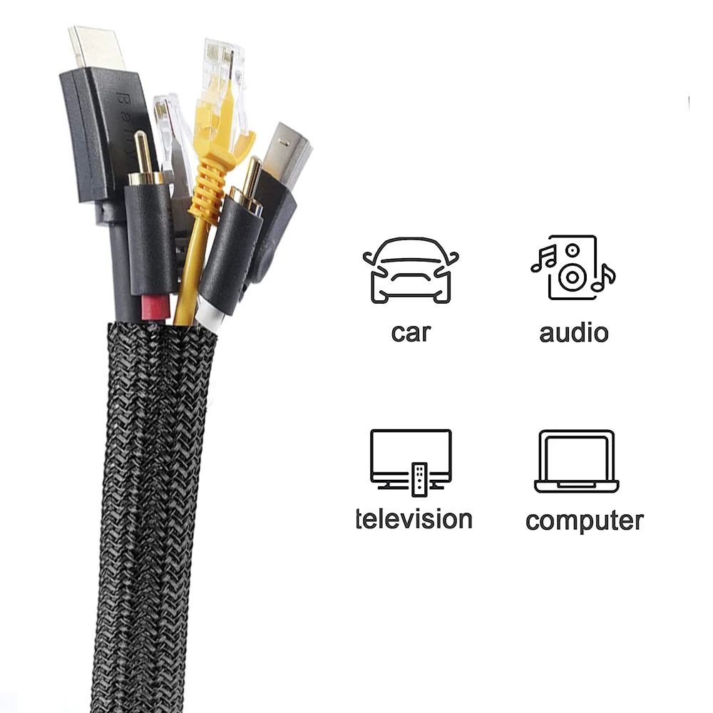 пэт плетеные расширяемой кабельные муфты