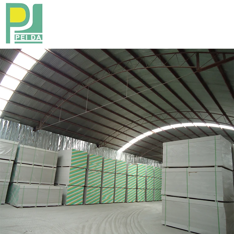 
Fire Resistant Plaster Gypsum Board Suspension Red Color Gypsum Board 
