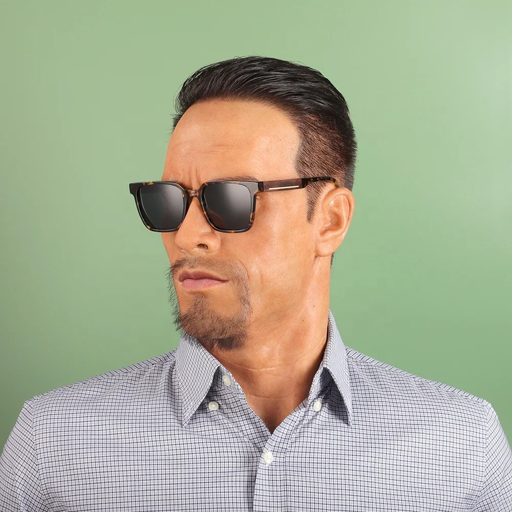 ODM/ OEM Acetate Recycled Classic Wood Sunglasses Unisex Vintage Eco-friendly Eyewear Men Women