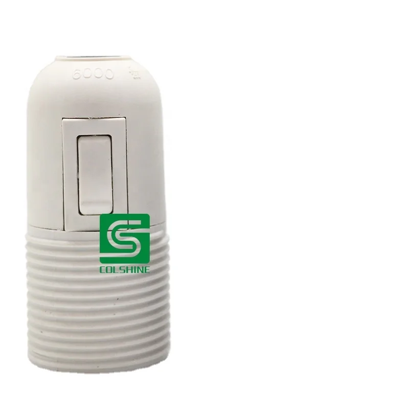 High Quality E27 European Lamp Socket Lampholder With Switch