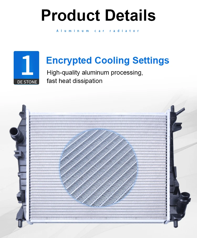 17117519211 Selling Well Around The World Auto Cooling System Aluminium Radiator for Bmw 7 2001-2009