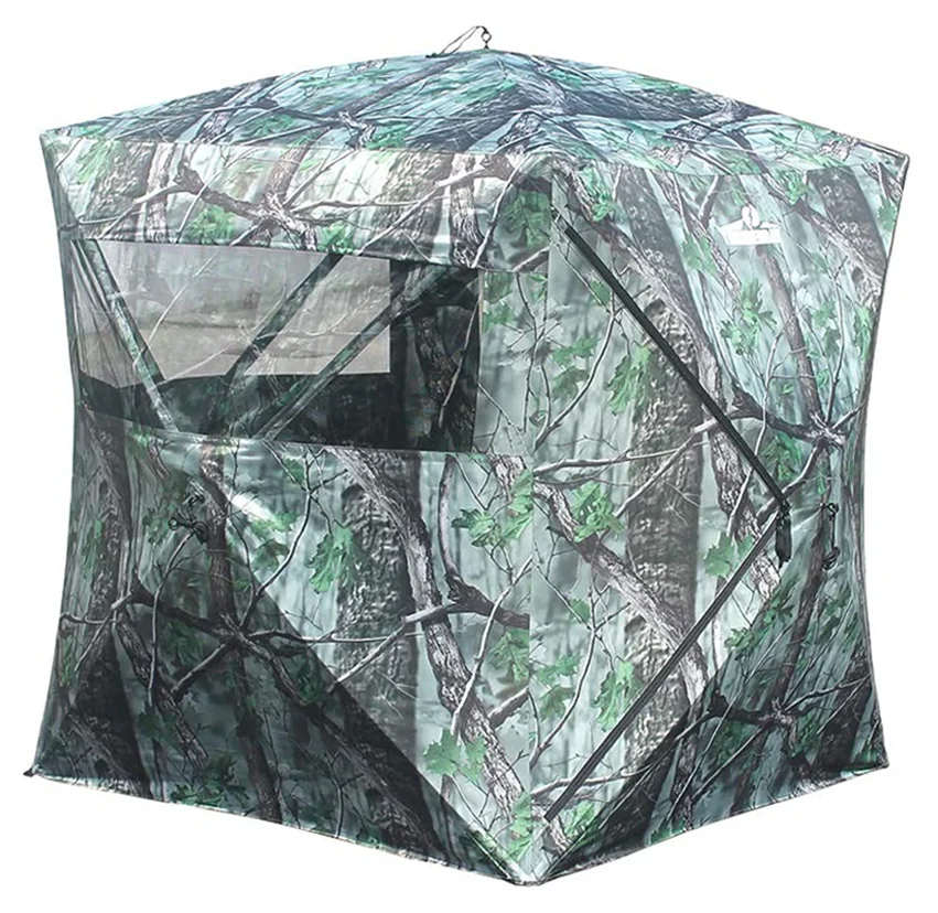 270 Degree See Through Pop-up Camouflage Hunting Stukeout Blind Surroundview For Hunting