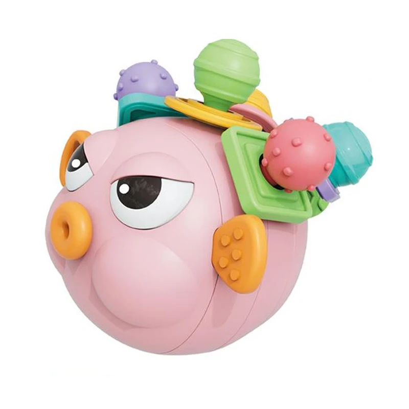 Konig Kids Cure Baby Twister Blowfish Baby Montessori Sensory Toys Hand Catch Puzzle Balls Educational Toys