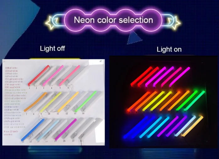 Drop shipping 12V Manufacturer Acrylic Led Flex Neon Sign Custom Led Neon Light Sign