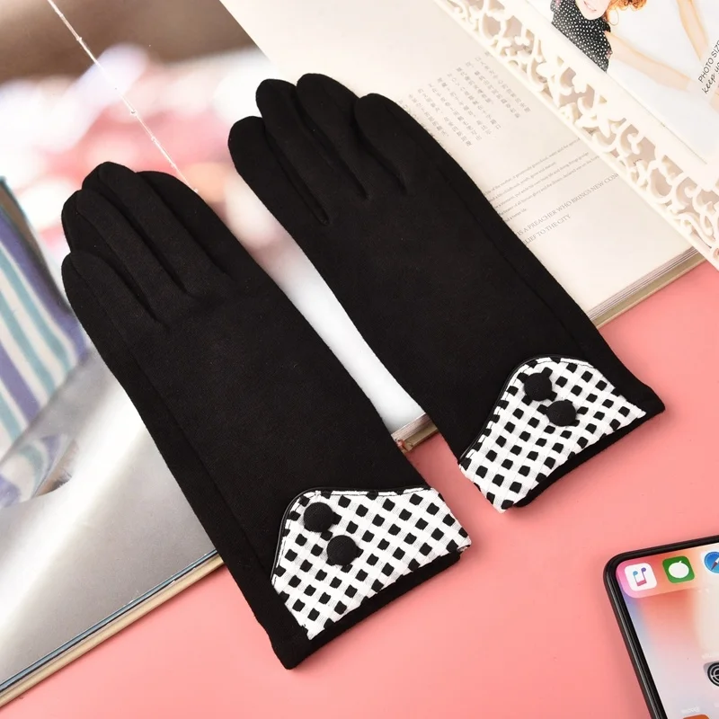 Перчатки для прогулок, удобные теплые кашемировые женские перчатки