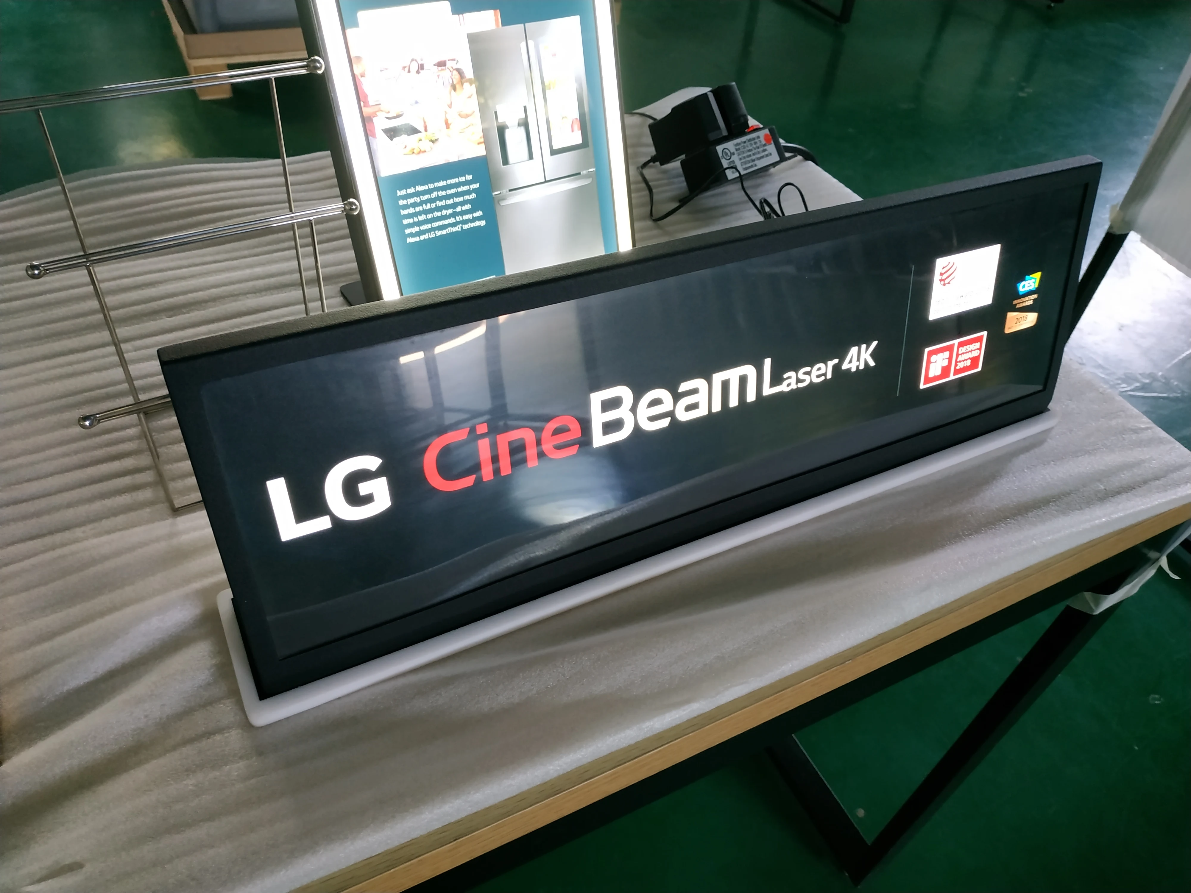 Illuminated Sign Holder Acrylic Sign Holder Customize Tabletop Advertising Light Signage