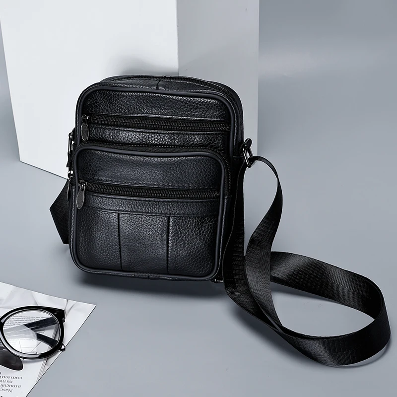 PU leather sling bag for men wholesales custom logo sling handbags and purse men sling bags outdoor luxury man shoulder bag