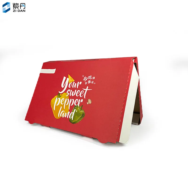 Zidan New Design Hexagonal 10 Inch Packaging Aluminum Foil Insulation Printing Pizza Box Price Hexagon Pizza Box