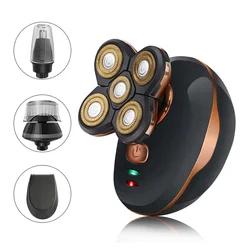 4 in 1 Multi-function Washable Side Anti-skid Eco Rechargeable Electric Shaver