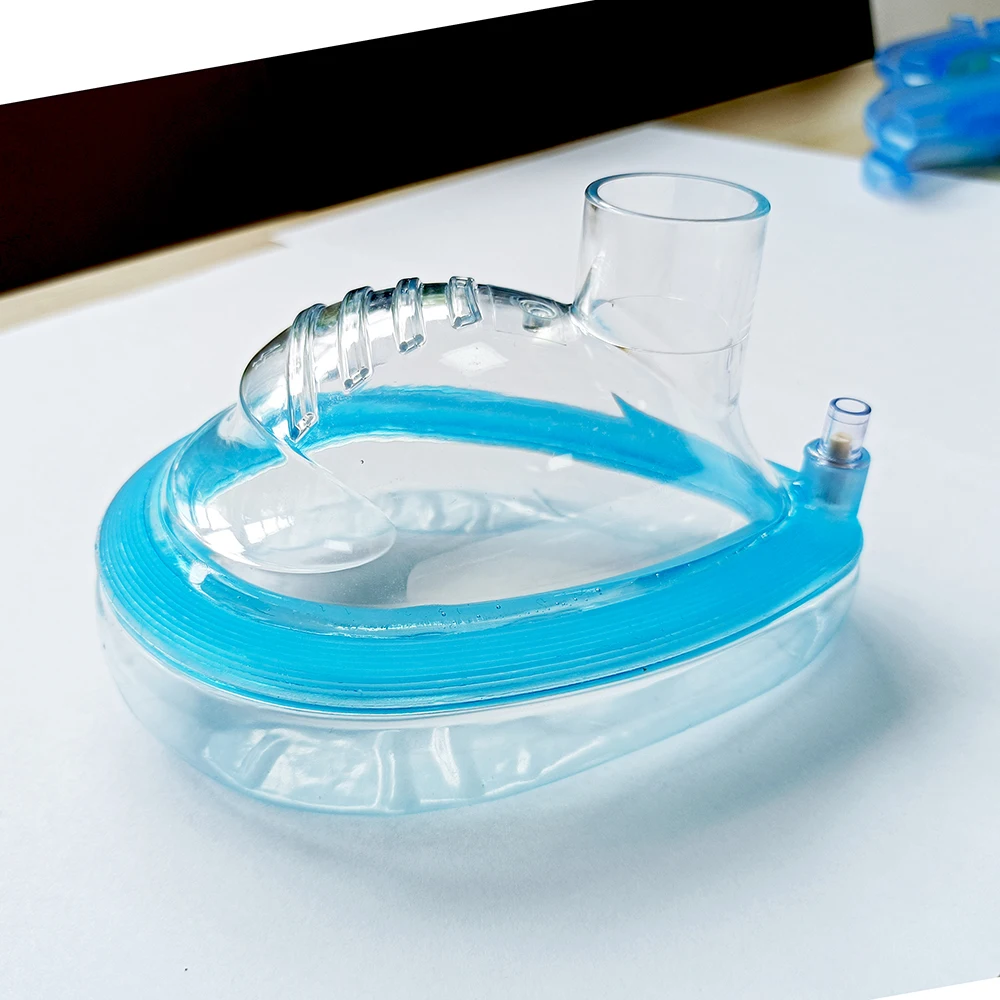 Eco-Friendly Anatomical Anesthesia PVC Face Masks for Anesthesia Machine