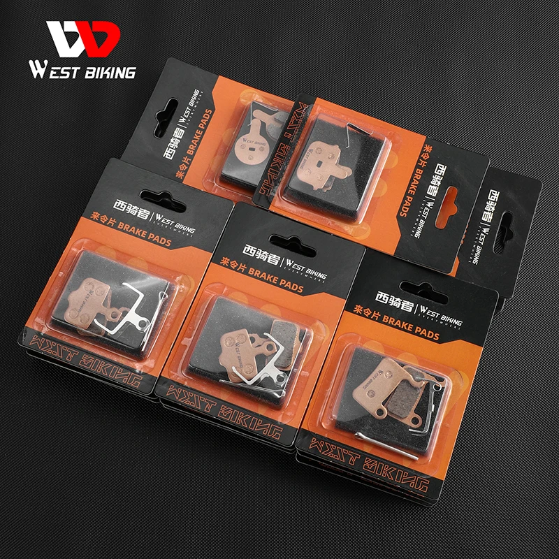 WEST BIKING Resin Ceramic Bicycle Brake Pads Noiseless Wear-Resistant And Heat-Resistant Brake Accessories