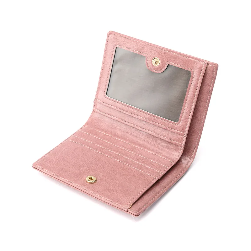 Wholesale Price Wallet Women Korean Version Pu Leather Lady Purse Wallet Card Holder Small Pocket Wallet for Girls