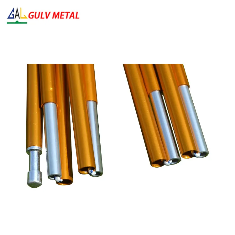 Wholesale Protect Against The Wind Beach Shade Folding Aluminium Tube Black Camping Portable Tent Pole