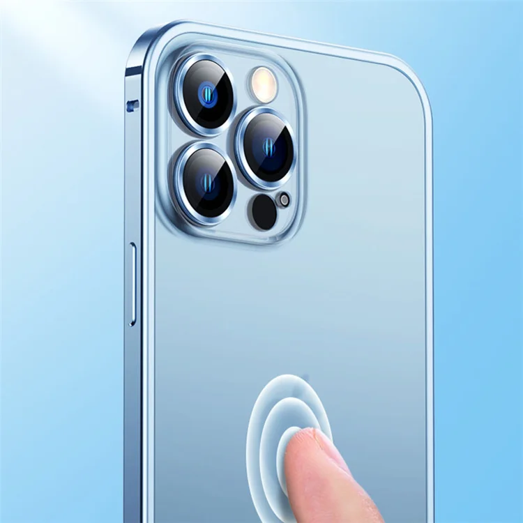 latest Luxury Aluminum Metal Magnetic phone case hard transparent phone case for iphone 13