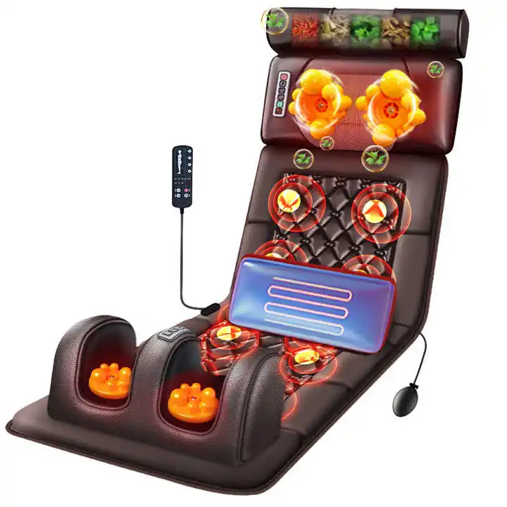 best selling massage health care Products 2024 Cushion full body neck massager electric mat Vibrating massage Mattress