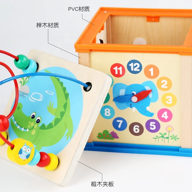 Montessori Baby Busy Learners Activity Bead Maze Cube Educational Toys