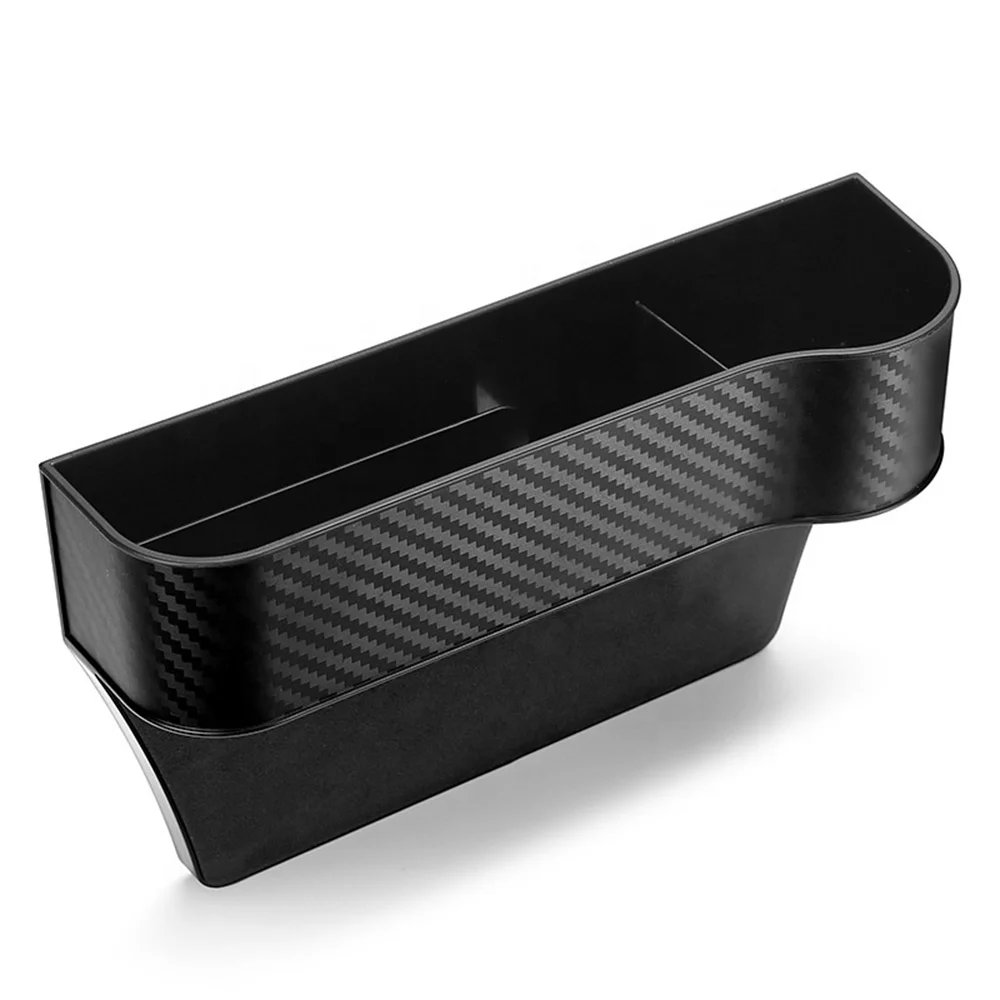 Custom Auto Seat Gap Filler Accessories Console Storage Box Seat Side Organizer with Cup Holder