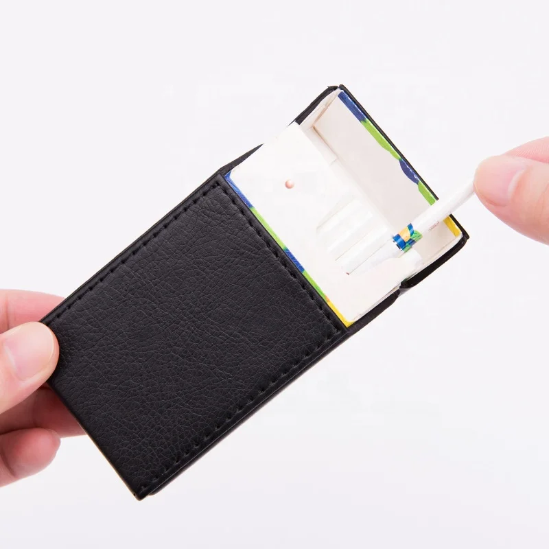 Leather Cigarette Case For Women Casual Thin Cigarette Box Wholesale