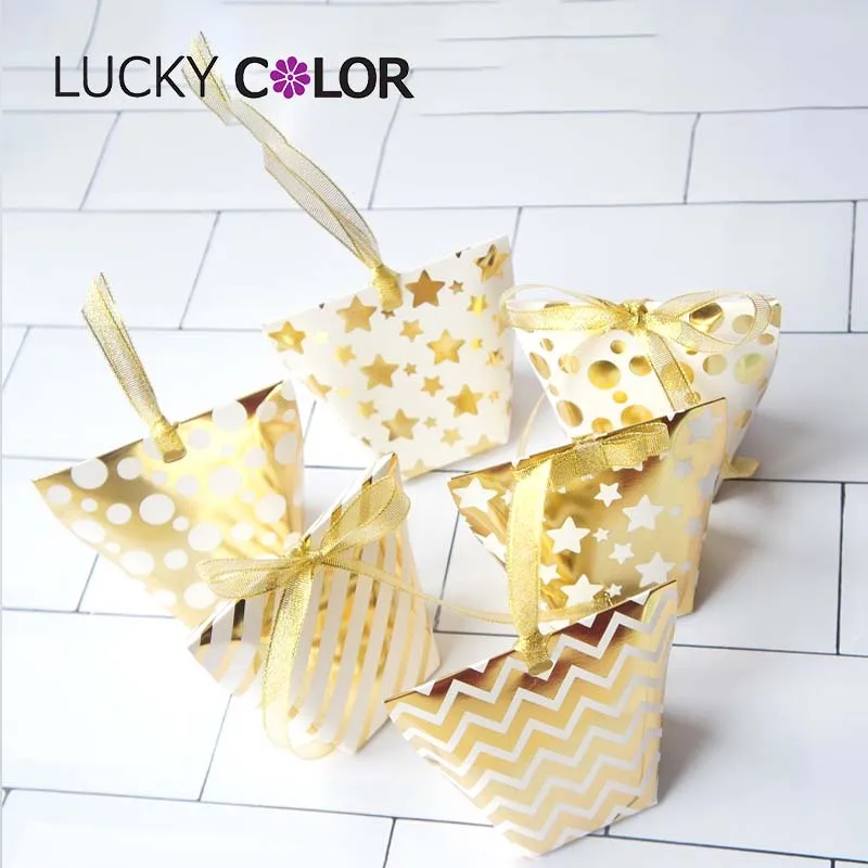 Custom Logo Cartoon Party Favor Cake Boxes Small Christmas Gift Wedding Candy Box