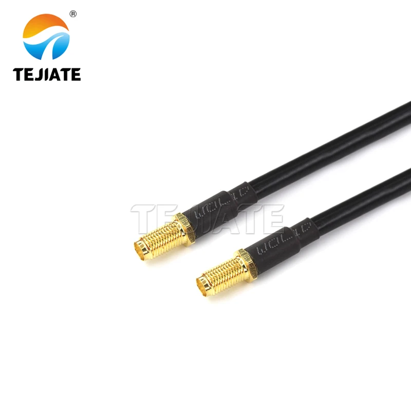 SMA to SMA RG58 RPSMA female to female RG58 Cable 50 Ohm Pigtail Coax Extension Jumper R/A male SMA Right Angle male