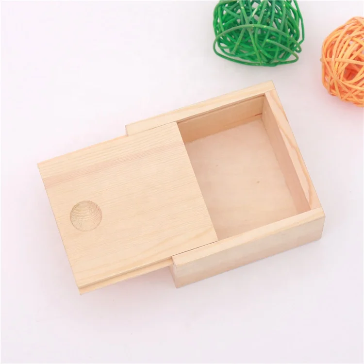 ODM Custom Sliding Lid Wooden Bamboo Boxes Packaging Storage Box Wooden Gift box