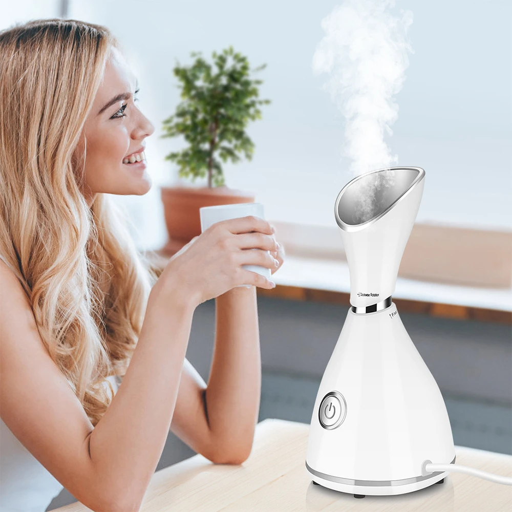 Dropshipping home use multifunction hot and cold portable vapozone face stface steam machine facial steamer