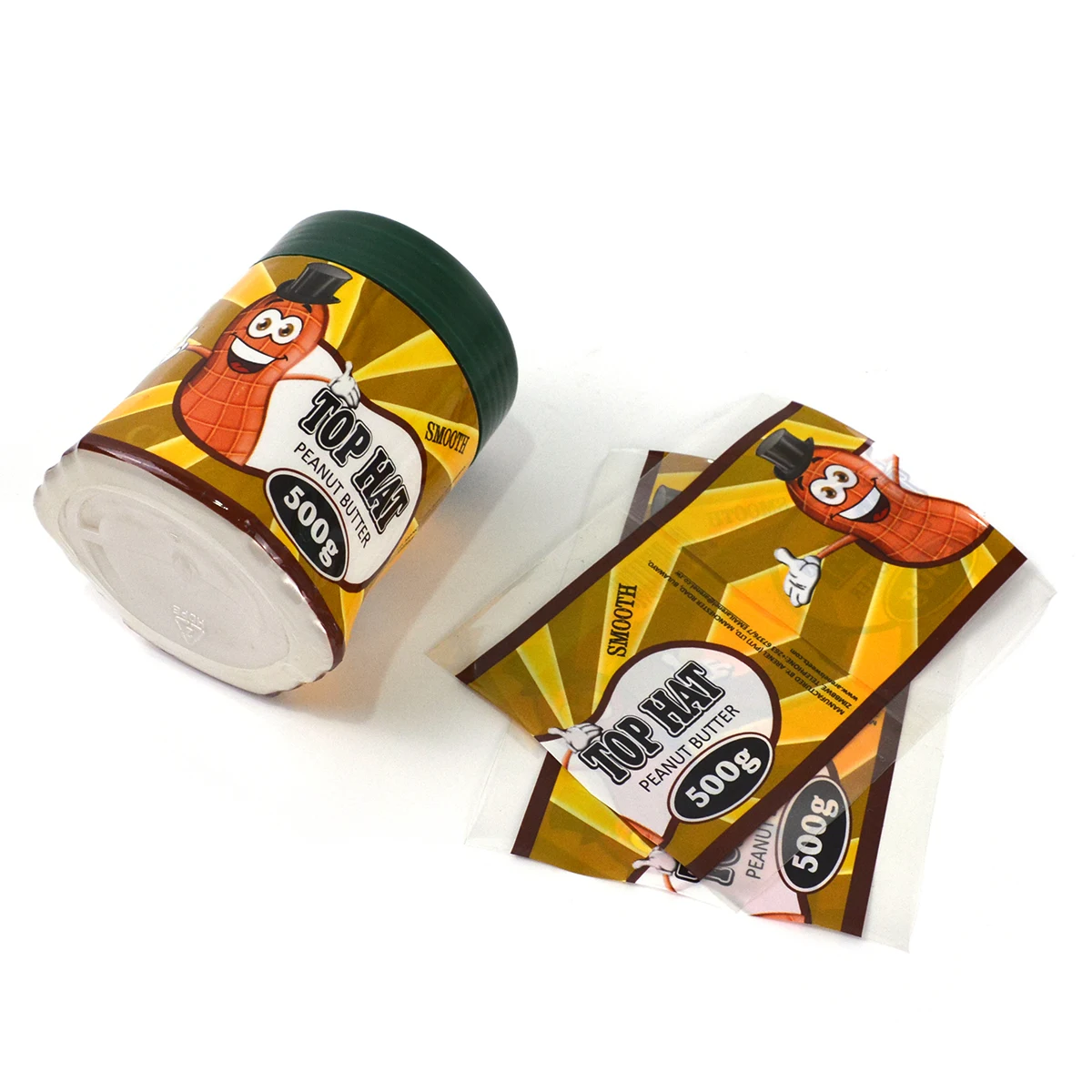 Custom Printing Full Body Shrinkable Sleeve Shrink Wrap PET PVC Heat Shrink Bottle Label For Food Jar Bottle Package