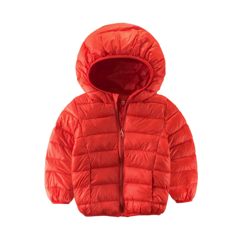
Kids Down Jacket Coat Boys Girls Winter Parka Hooded Jackets Children Warm Outerwear Candy Color Clothes Teenage Fashion Jacket 