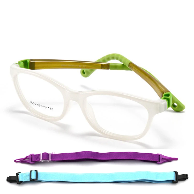 Wholesale Kids Silicone Small Tortoise Shell Head Bands  for Children Blue Light Glasses Flexible Eyeglasses Frame
