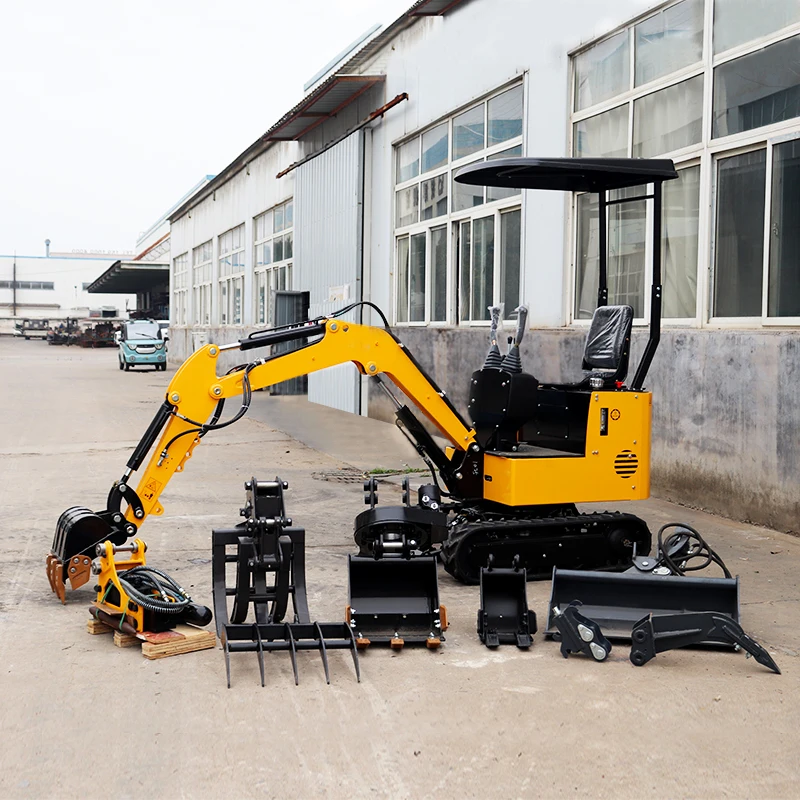 Free Shipping Mini Excavator EPA Engine 1.5 Ton Crawler Micro Digger 1 ton 2 ton Hydraulic Farm Small Excavator For Sale
