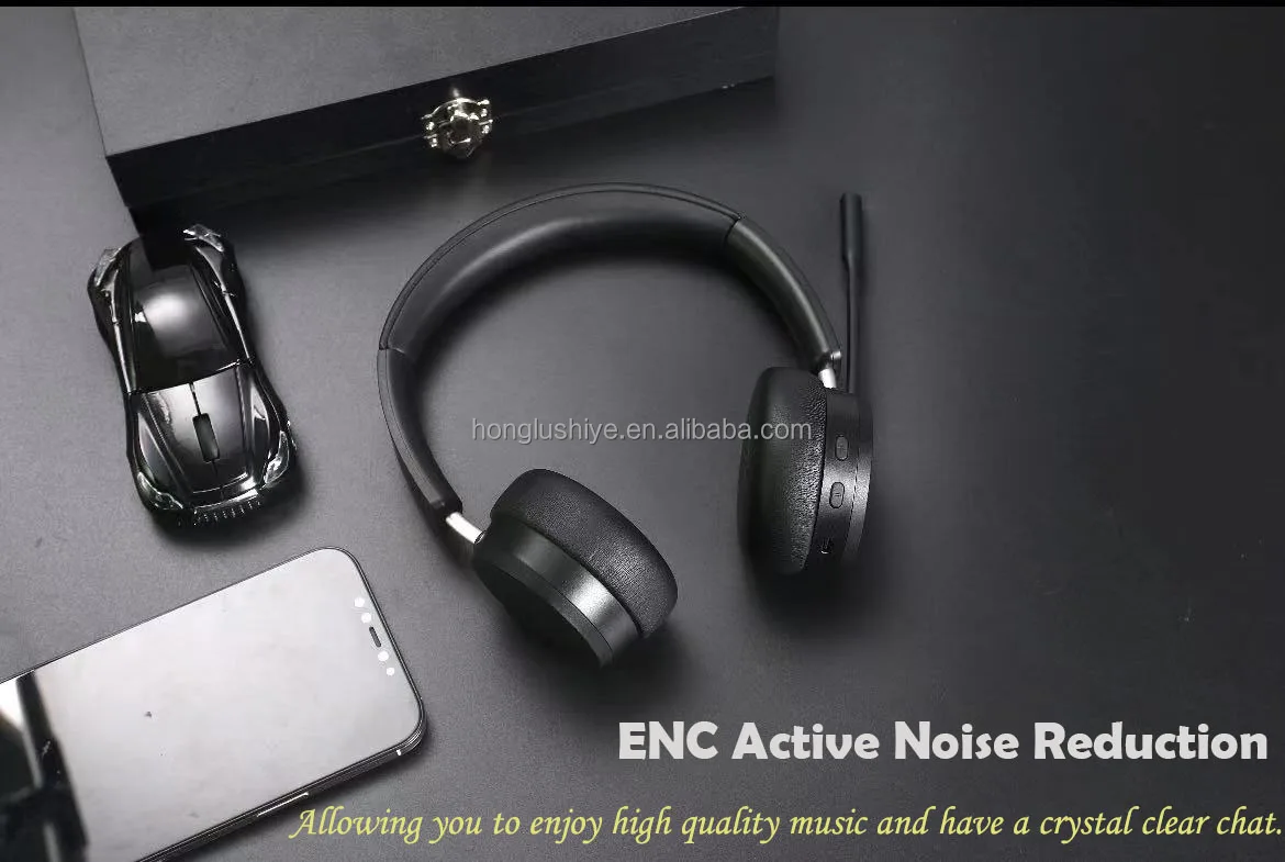 Beat Quality Wireless Usb Noise Cancelling Call Center Headphones Office Computer Headphones With Microphone For Business