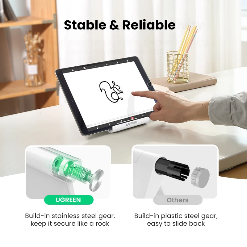 Ugreen портативный стабильный держатель для телефона Подставка смартфона планшета Samsung Google Pixel Asus мобильных телефонов