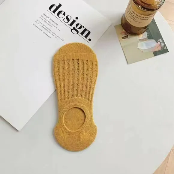Customizable High-quality Womens Socks Shallow Invisible Cotton in Spring and Summer Thin Hole