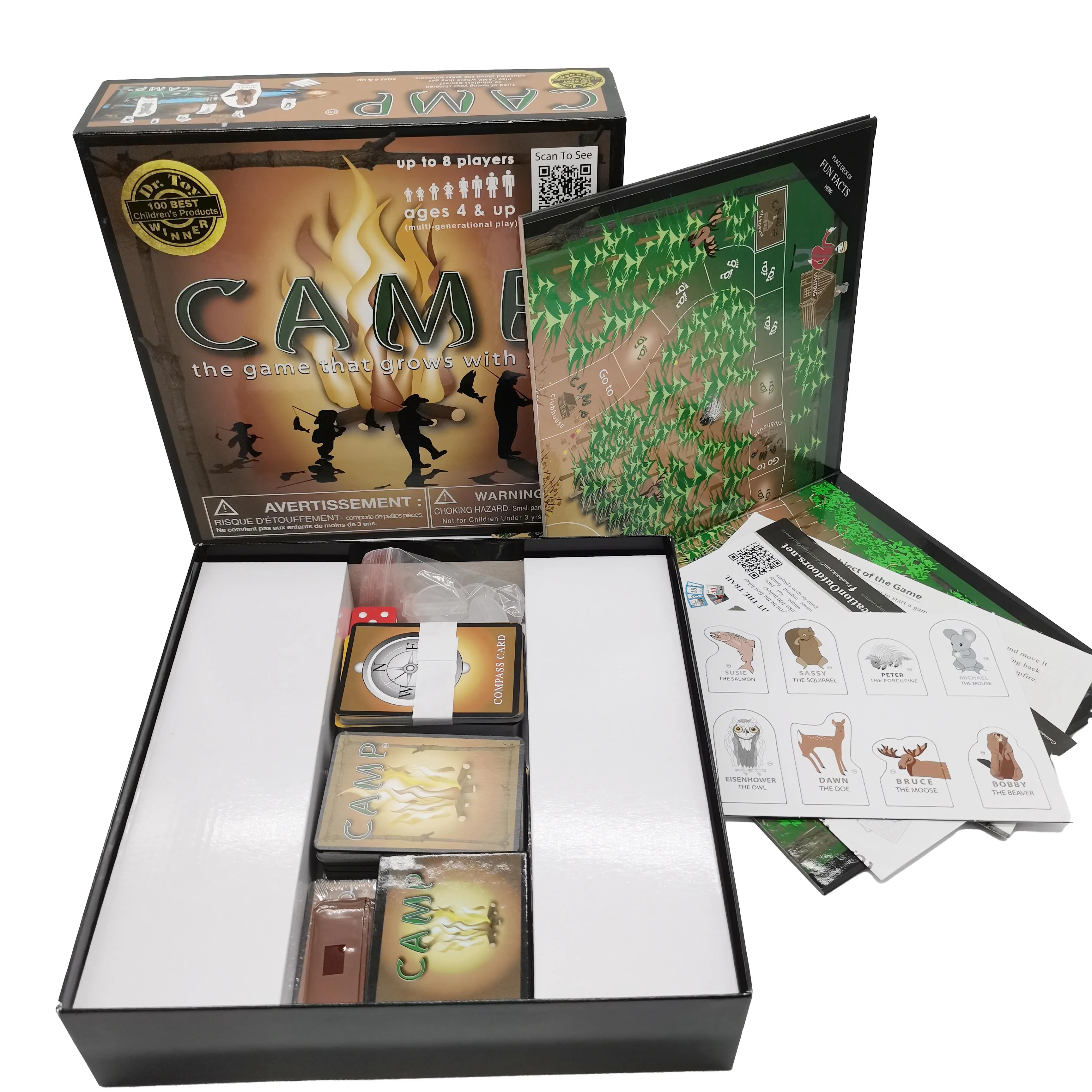 China Factory Custom Made Board Game Printing High Quality Board Games For Adults