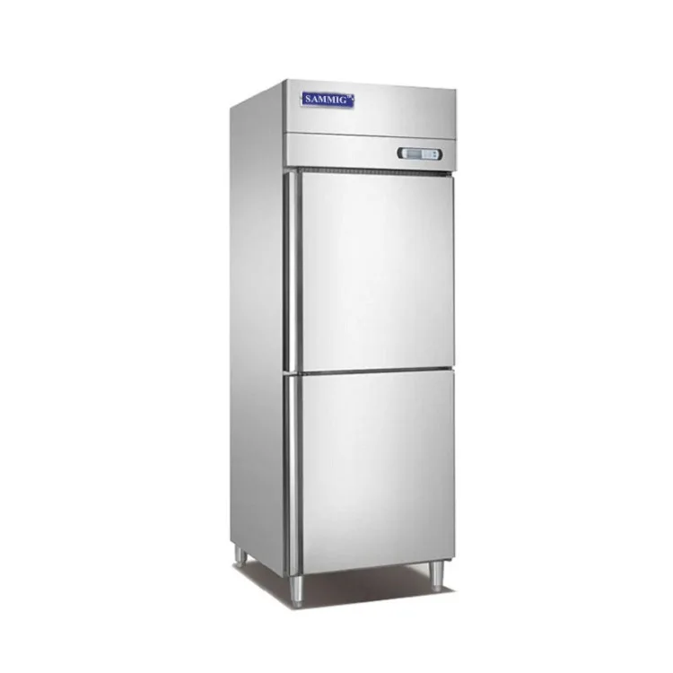 Factory Commercial Kitchen Stainless Steel 2-6 Door Vertical Refrigerator Freezer Hot Selling