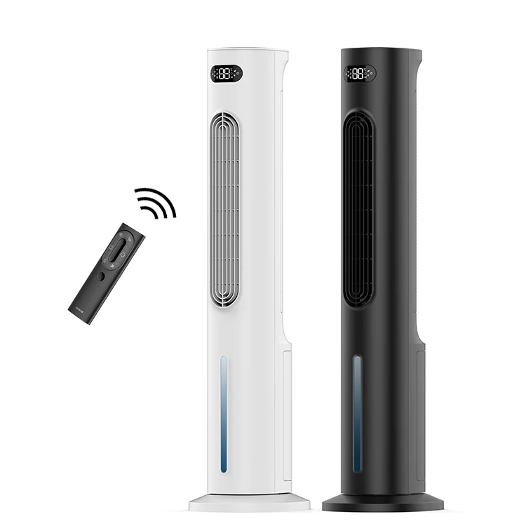 newest 2 years warranty Summer cooling and humidifying remote control tower fan with 7L water tank