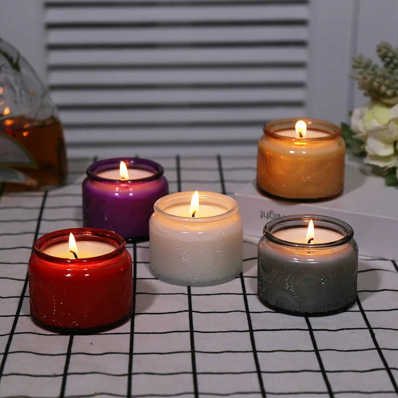 ENO custom scented candles private label lavender rose sandalwood fragrance choose able fragrance oil Scented candle